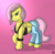 Size: 1024x1012 | Tagged: safe, artist:collinscorpio, imported from derpibooru, fluttershy, clothes, folded wings, gradient background, side view, solo, standing, wings