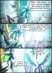 Size: 1200x1675 | Tagged: safe, artist:bonaxor, imported from derpibooru, king sombra, princess celestia, comic:corruption, comic