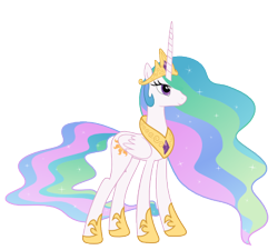 Size: 500x450 | Tagged: safe, artist:alexiy777, imported from derpibooru, princess celestia, pony, female, mare, simple background, solo, svg, transparent background, vector