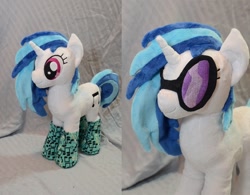 Size: 800x623 | Tagged: safe, artist:makeshiftwings30, imported from derpibooru, dj pon-3, vinyl scratch, pony, clothes, irl, photo, plushie, socks, solo