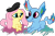 Size: 1280x835 | Tagged: dead source, safe, imported from derpibooru, fluttershy, rainbow dash, fennekin, crossover, duo, female, fennetrent, flutterdash, lesbian, littlest pet shop, pokémon x and y, shipping, species swap, zoe trent