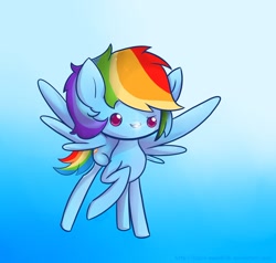 Size: 900x855 | Tagged: safe, artist:blacky-moon, imported from derpibooru, rainbow dash, pony, chibi, female, solo