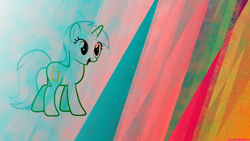 Size: 1920x1080 | Tagged: safe, artist:cryocubed, artist:game-beatx14, imported from derpibooru, lyra heartstrings, pony, unicorn, female, solo, vector, wallpaper