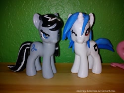 Size: 900x675 | Tagged: safe, artist:winter-hooves, imported from derpibooru, dj pon-3, octavia melody, vinyl scratch, brushable, custom, customized toy, irl, photo, toy