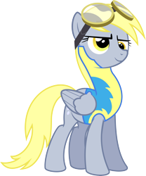 Size: 3973x4782 | Tagged: safe, artist:baumkuchenpony, imported from derpibooru, derpy hooves, pegasus, pony, .svg available, absurd resolution, female, mare, simple background, transparent background, vector, wonderbolt trainee uniform