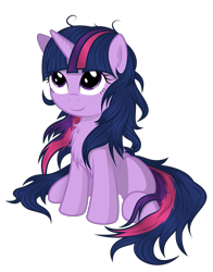 Size: 4400x5600 | Tagged: safe, artist:junkiekb, artist:mamandil, imported from derpibooru, twilight sparkle, pony, absurd resolution, chest fluff, cute, female, messy mane, simple background, solo, transparent background, vector