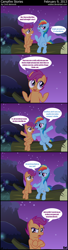 Size: 1424x5219 | Tagged: safe, artist:wildtiel, imported from derpibooru, rainbow dash, scootaloo, comic