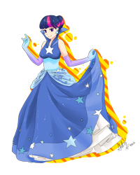 Size: 600x750 | Tagged: safe, artist:pluffers, imported from derpibooru, twilight sparkle, human, clothes, dress, female, gala dress, humanized, simple background, solo, transparent background