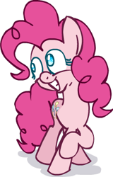 Size: 253x396 | Tagged: safe, artist:scrimpeh, imported from derpibooru, pinkie pie, earth pony, pony, female, solo