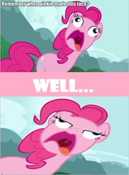 Size: 366x495 | Tagged: safe, edit, edited screencap, imported from derpibooru, screencap, pinkie pie, earth pony, pony, too many pinkie pies, brony, clone, female, funny, funny face, mare, open mouth, pinkie clone, pinkie frogmouth, solo