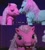 Size: 852x957 | Tagged: safe, imported from derpibooru, minty, pinkie pie, my little pony live, female, g3, lesbian, love, mintypie, nuzzling, quadsuit, shipping, shipping fuel, subtitles, the world's biggest tea party