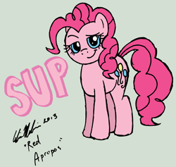 Size: 1940x1836 | Tagged: safe, artist:redapropos, imported from derpibooru, pinkie pie, earth pony, pony, female, solo