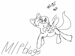 Size: 1024x768 | Tagged: safe, artist:mlpblogs, imported from derpibooru, flitter, 30 minute art challenge