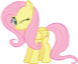 Size: 900x742 | Tagged: safe, imported from derpibooru, fluttershy, blurry, simple background, transparent background, vector