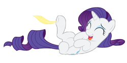 Size: 7200x3600 | Tagged: safe, edit, imported from derpibooru, rarity, pony, unicorn, cute, feather, hoof tickling, hooves, laughing, raribetes, solo, tickling