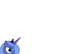 Size: 979x816 | Tagged: safe, imported from derpibooru, princess luna, pony, female, peeking, s1 luna, simple background, solo