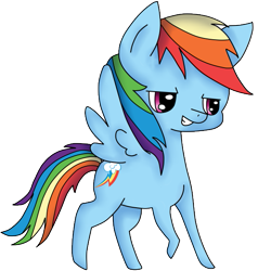 Size: 601x600 | Tagged: safe, artist:antla, imported from derpibooru, rainbow dash, full body, looking forward, side view, simple background, solo, transparent background