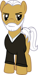 Size: 3265x6503 | Tagged: safe, artist:achenara, imported from derpibooru, earth pony, pony, absurd resolution, beard, facial hair, george carlin, male, ponified, rest in peace, simple background, stallion, transparent background, vector