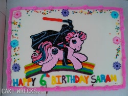 Size: 800x600 | Tagged: safe, imported from derpibooru, birthday cake, cake, cake wrecks, darth vader, death star, food, g3, irl, photo, star wars