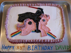 Size: 800x600 | Tagged: safe, imported from derpibooru, cake, cake wrecks, darth vader, death star, g3, irl, photo, star wars