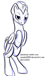 Size: 1168x1920 | Tagged: safe, artist:zenny, imported from derpibooru, thunderlane, 30 minute art challenge