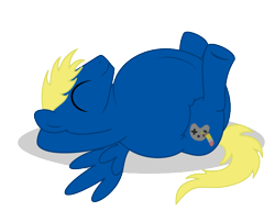 Size: 650x500 | Tagged: safe, artist:kdogfour, imported from derpibooru, oc, oc only, pegasus, pony, fat, male, obese