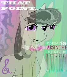 Size: 701x800 | Tagged: safe, artist:owlor, imported from derpibooru, octavia melody, pony, absinthe, alcohol, female, solo