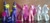 Size: 640x299 | Tagged: safe, imported from derpibooru, princess crystal, princess silver swirl, pegasus, pony, unicorn, comb, crystal ball, g2, hennin, irl, photo, princess hat, princess twinkle star, toy, twinkle star, wings