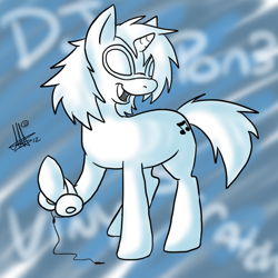 Size: 600x600 | Tagged: safe, artist:thepipefox, imported from derpibooru, dj pon-3, vinyl scratch, pony, female, solo