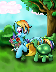 Size: 1024x1304 | Tagged: safe, artist:fyrloczek, imported from derpibooru, rainbow dash, tank, cute, dashabetes