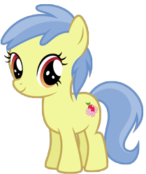 Size: 6856x8192 | Tagged: safe, artist:thatguy1945, imported from derpibooru, apple flora, earth pony, pony, apple family reunion, .svg available, absurd resolution, apple family member, filly, simple background, smiling, solo, transparent background, vector