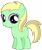 Size: 6814x8192 | Tagged: safe, artist:thatguy1945, imported from derpibooru, apple mint, pony, apple family reunion, absurd resolution, apple family member, filly, simple background, smiling, solo, transparent background, vector