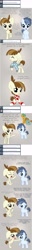 Size: 1000x7906 | Tagged: safe, artist:minkidoodles, imported from derpibooru, featherweight, shady daze, snails, snips, ask, blushing, clothes, comic, feathertiara, feathertwist, featherweight responds, jacket, shipping, socks, striped socks, tumblr