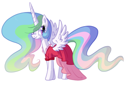 Size: 908x615 | Tagged: safe, artist:reuniclus, imported from derpibooru, princess celestia, pony, clothes, dress, female, solo