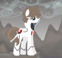 Size: 1700x1589 | Tagged: dead source, safe, artist:jaquelindreamz, imported from derpibooru, pony, casshern, casshern sins, ponified, solo