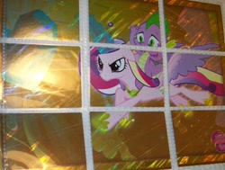 Size: 756x572 | Tagged: safe, imported from derpibooru, princess cadance, spike, card, crystal heart, trading card