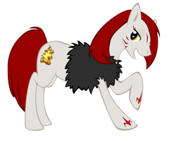 Size: 1000x800 | Tagged: source needed, safe, artist:inwalonian, imported from derpibooru, oc, oc only, earth pony, pony, dragon cave, inwalonian, ponified, solo