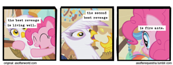 Size: 720x275 | Tagged: safe, artist:limeylassen, imported from derpibooru, gilda, pinkie pie, griffon, a softer world