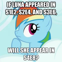 Size: 497x502 | Tagged: safe, imported from derpibooru, rainbow dash, fancy mathematics, image macro