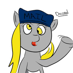 Size: 500x500 | Tagged: safe, artist:dreznal, imported from derpibooru, derpy hooves, pegasus, pony, 30 minute art challenge, female, mare