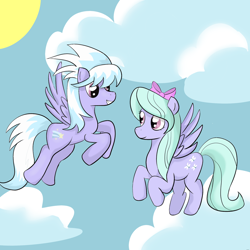 Size: 1024x1024 | Tagged: safe, artist:jellielucy, imported from derpibooru, cloudchaser, flitter