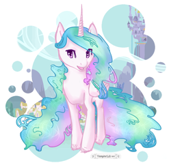 Size: 784x750 | Tagged: safe, artist:vampirelili, imported from derpibooru, princess celestia, pony, canterlot, female, solo