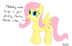 Size: 1239x803 | Tagged: safe, artist:rapidstrike, imported from derpibooru, fluttershy, harlem shake, vulgar