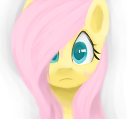 Size: 600x563 | Tagged: safe, artist:marisalle, imported from derpibooru, fluttershy, pony, female, portrait, solo