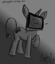 Size: 1280x1492 | Tagged: safe, artist:teo, imported from derpibooru, 30 minute art challenge, object head, ponified, television