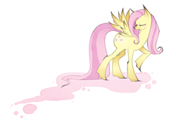 Size: 1600x1200 | Tagged: safe, artist:dalishtook, imported from derpibooru, fluttershy, pony, female, simple background, solo