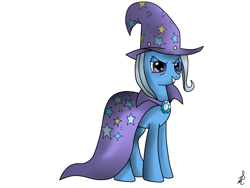 Size: 3264x2448 | Tagged: safe, artist:santiago0593, imported from derpibooru, trixie, grin, smiling