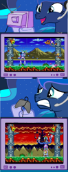 Size: 512x1288 | Tagged: safe, imported from derpibooru, princess luna, gamer luna, beau, beau (dynamite headdy), crying, dynamite headdy, exploitable meme, gamer meme, gatekeeper, gatekeeper (dynamite headdy), headdy, heather, heather/fingy, nasty gatekeeper, tv meme