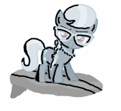 Size: 268x244 | Tagged: safe, edit, imported from derpibooru, silver spoon, pony, female, ms paint, silver spooner, silver surfer, solo