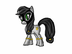 Size: 1024x768 | Tagged: safe, artist:icollectluck, imported from derpibooru, catwoman, dc comics, mask, ponified, ponytail